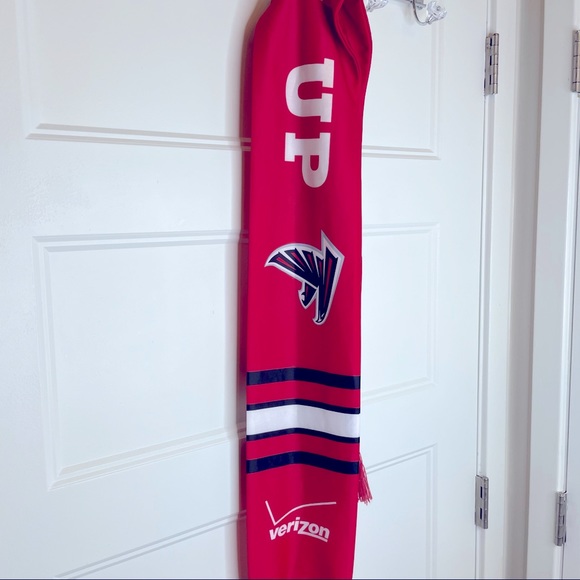 Rise Up Atlanta Falcons Scarf with tassels by VW - Picture 6 of 9